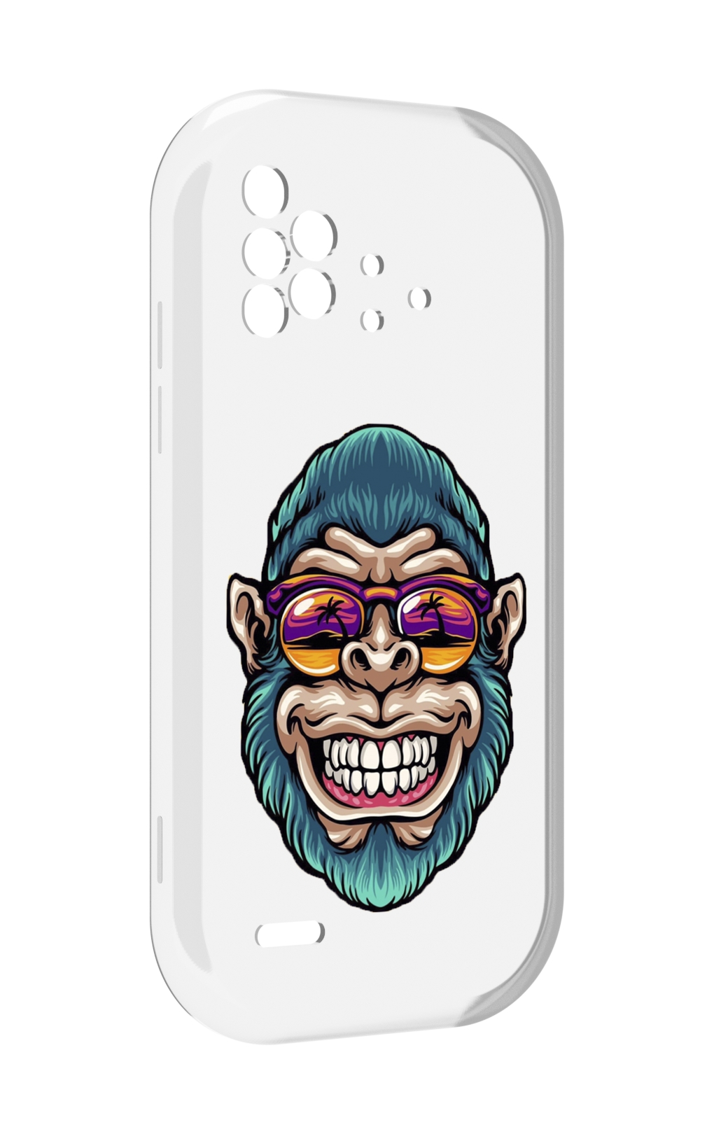 

Чехол MyPads обезьяна улыбается для UMIDIGI Bison X10 / X10 Pro, Прозрачный, Tocco