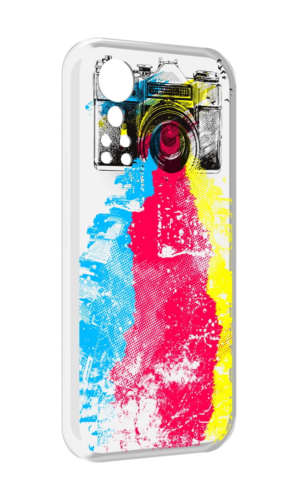 

Чехол MyPads цветной фотоаппарат для ZTE Axon 30 5G / Axon 30S, Прозрачный, Tocco
