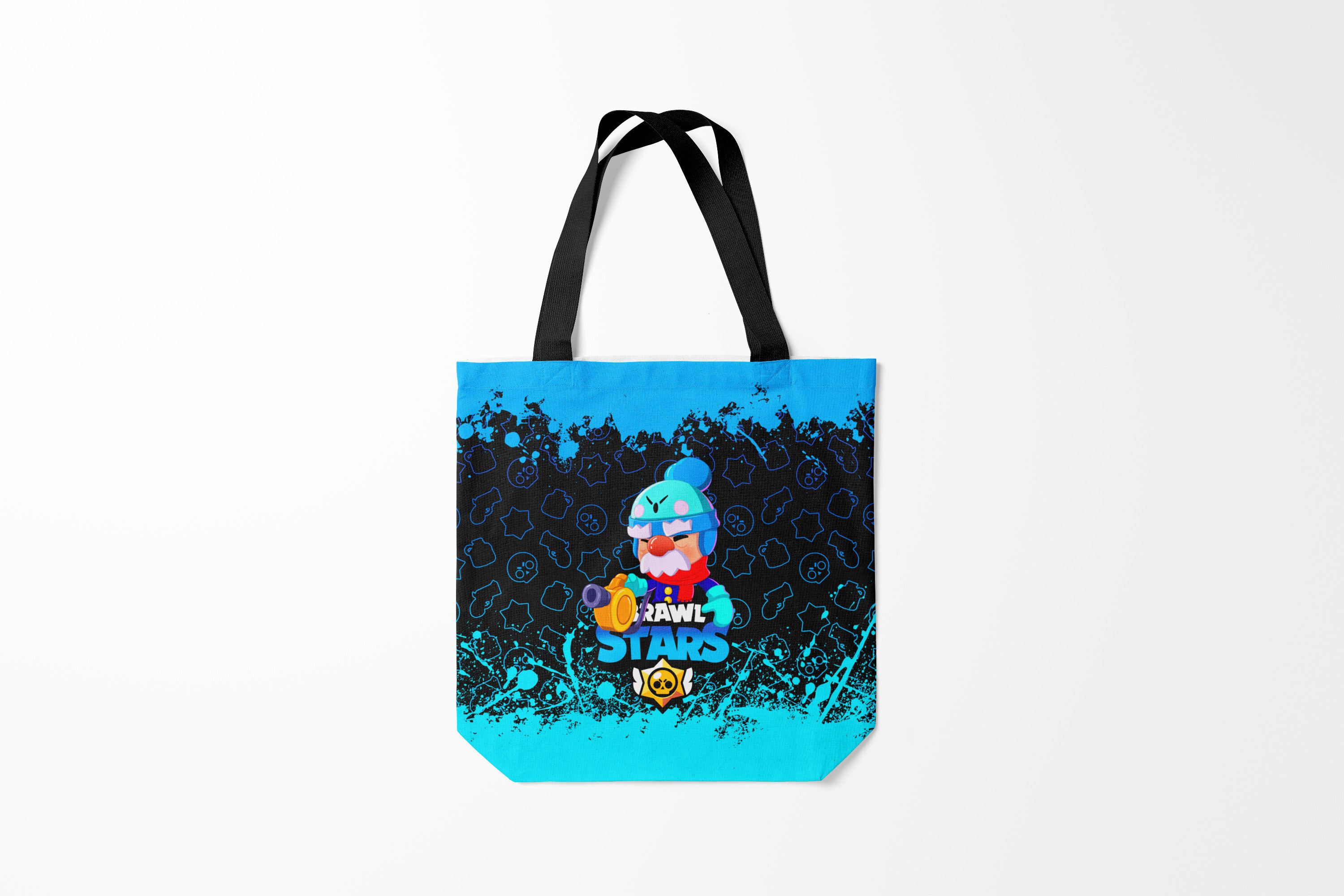 

Сумка шoппер унисекс Burnettie Brawl Stars GALE, черный, Brawl Stars GALE