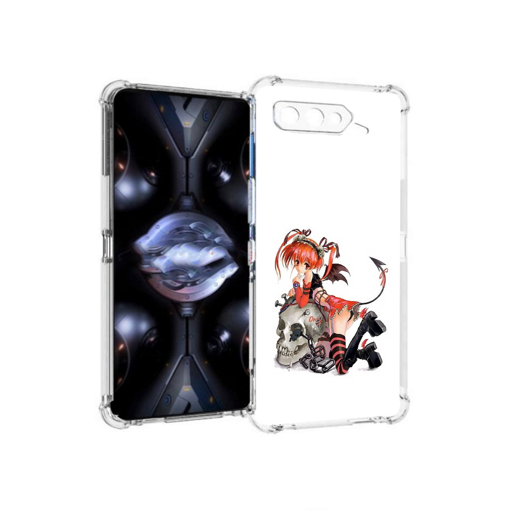 

Чехол MyPads Tocco для Asus ROG Phone 5 Pro аниме, Прозрачный, Tocco
