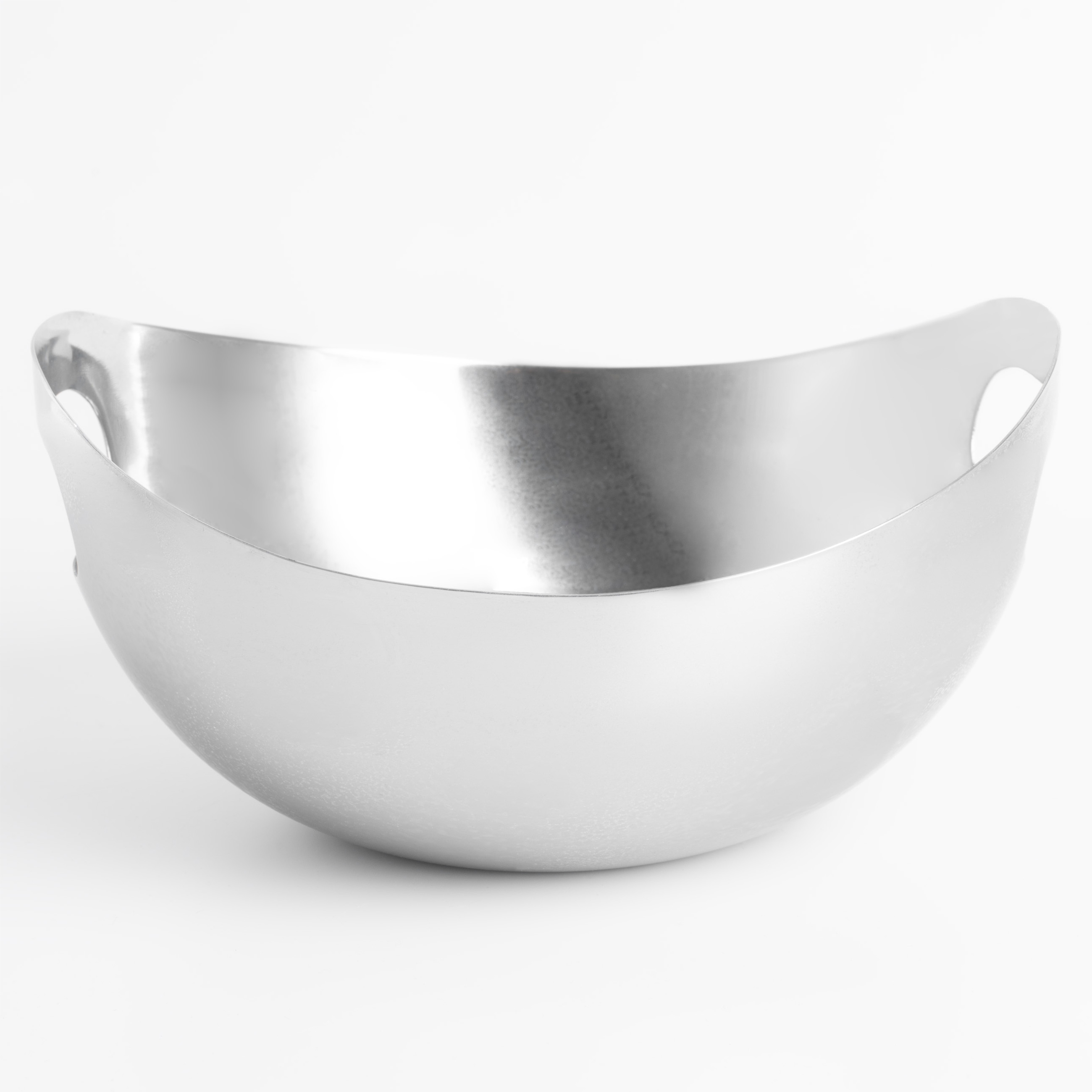 

Ваза для фруктов, 20х10 см, с ручками, сталь, Classic