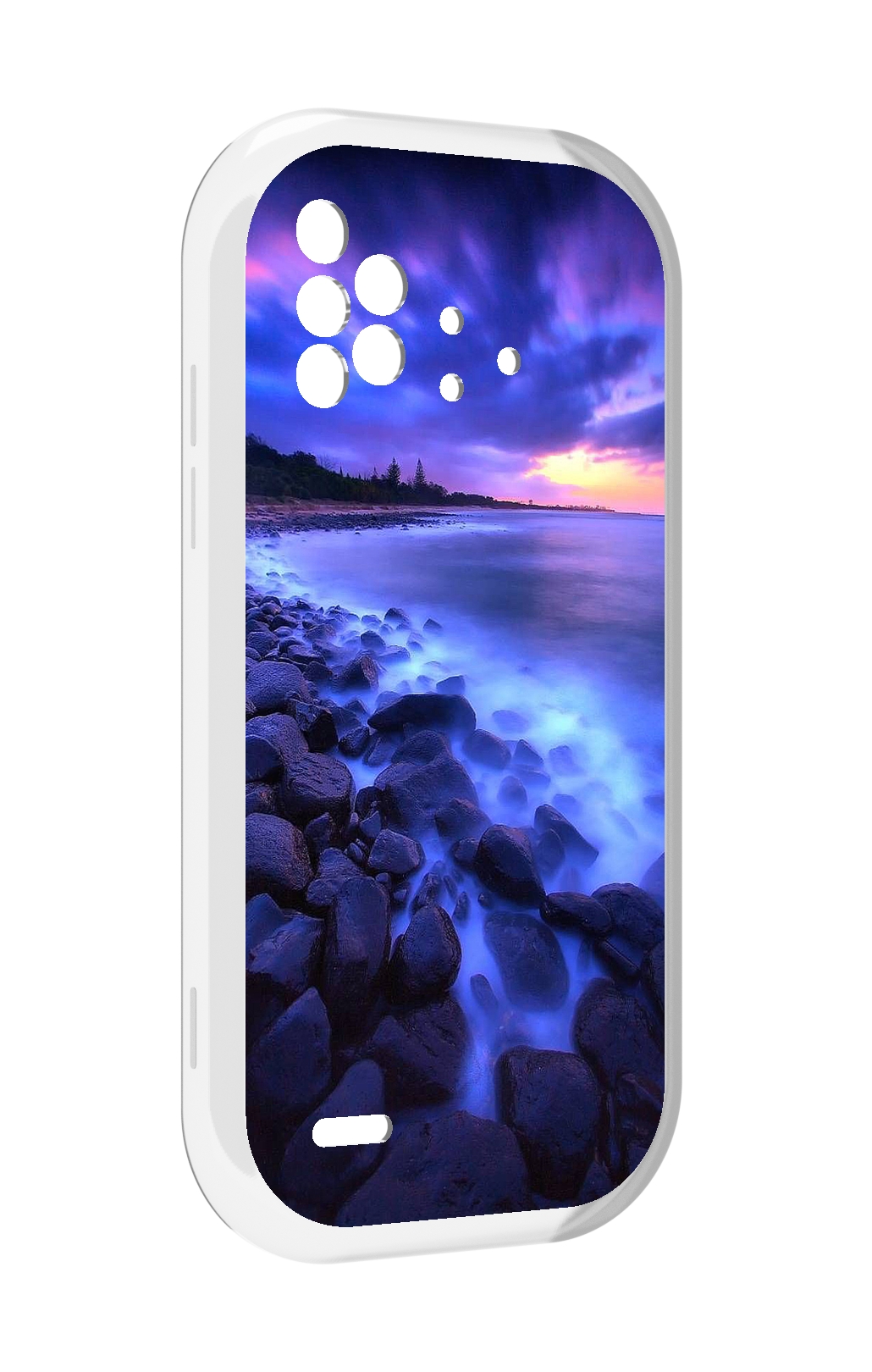 

Чехол MyPads неоновый берег для UMIDIGI Bison X10 / X10 Pro, Прозрачный, Tocco