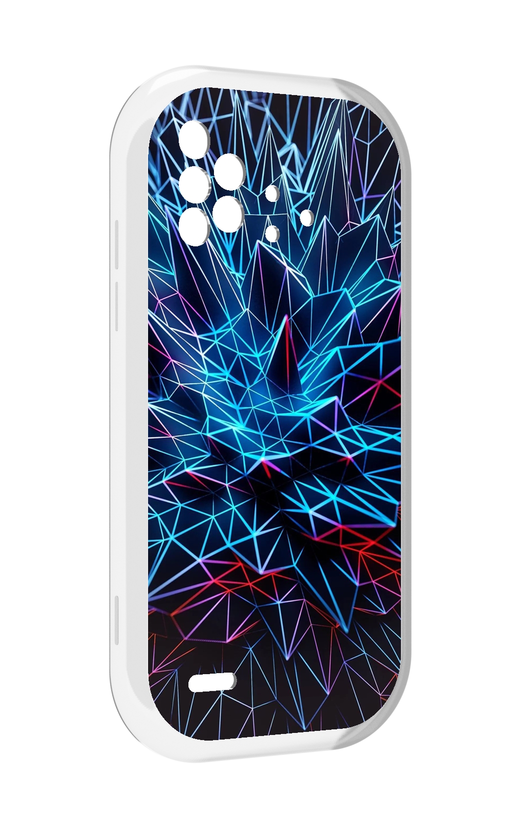 

Чехол MyPads неоновая-абстракция для UMIDIGI Bison X10 / X10 Pro, Прозрачный, Tocco