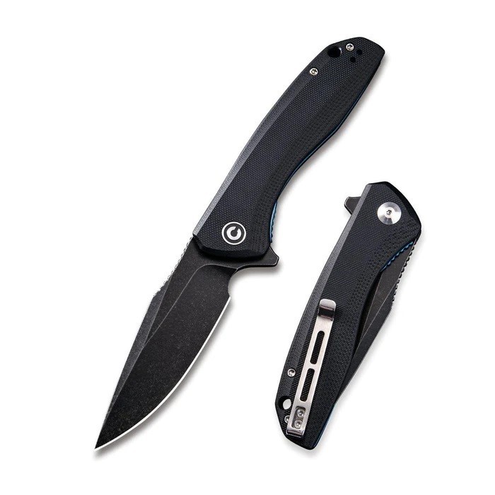 

Нож Civivi Baklash Flipper Knife G10 Handle (3.5" 9Cr18MoV Blade) black, Черный