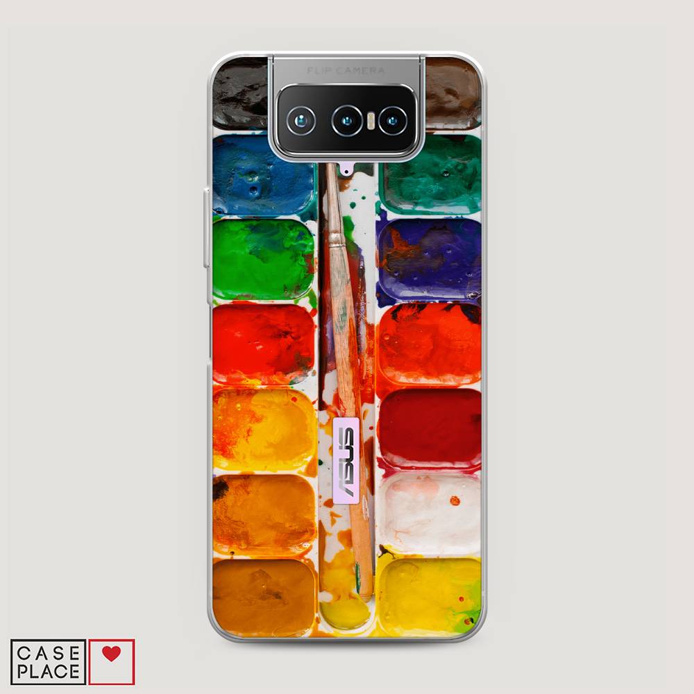 

Чехол на Asus Zenfone 7 "Акварель", 44050-4