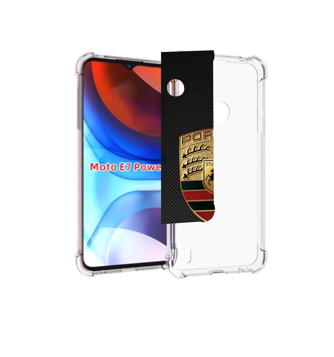 

Чехол MyPads porsche 1 для Motorola Moto E7 Power, Прозрачный, Tocco