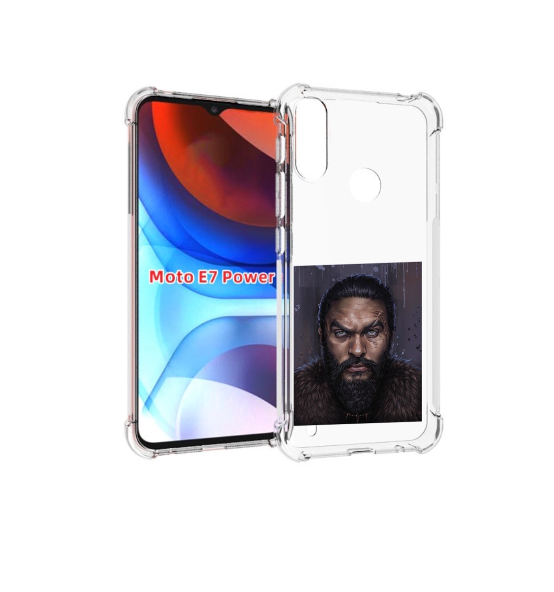 

Чехол MyPads портрет-императора для Motorola Moto E7 Power, Прозрачный, Tocco