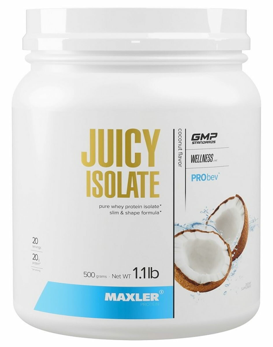 

Maxler Usa Juicy Isolate 500 г (вкус: кокос)