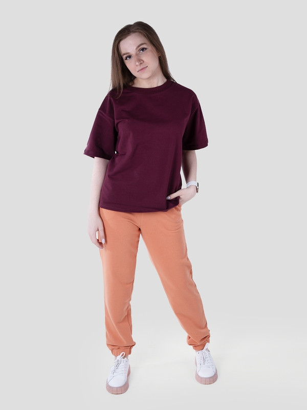 Спортивные брюки женские Reversal RB-7703 оранжевые XL