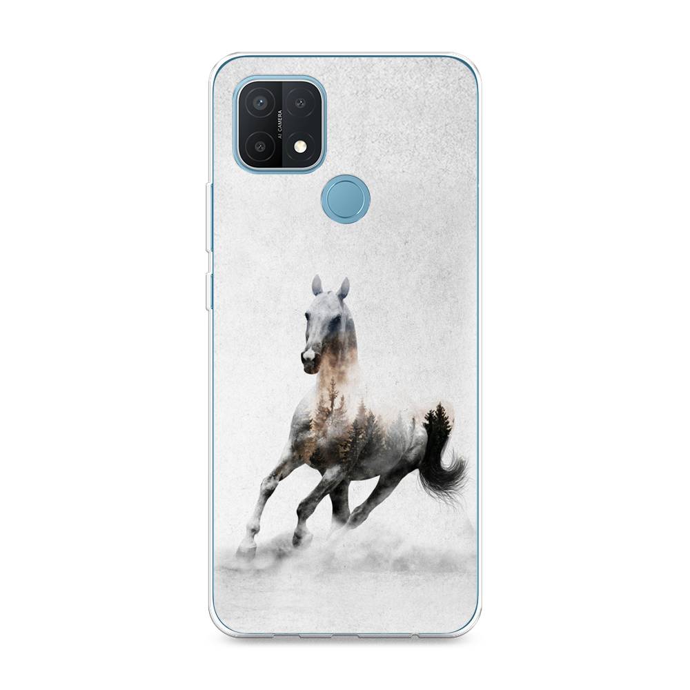 

Чехол Awog на Oppo A15/A15s "Лошадь лес", Разноцветный, 254750-2
