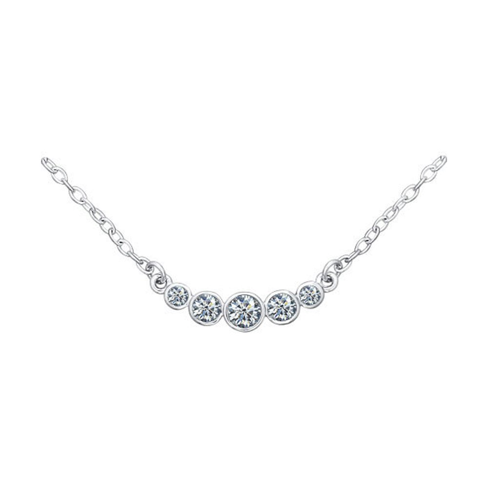 

Колье из серебра с фианитами 50 см SOKOLOV 94070045, 94070045
