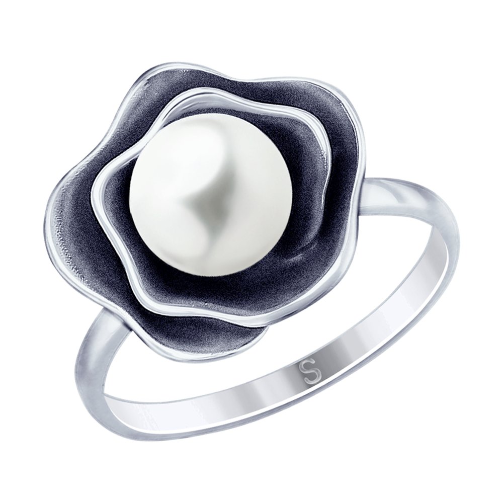 

Кольцо из серебра с жемчугом р. SOKOLOV 95010125, 95010125