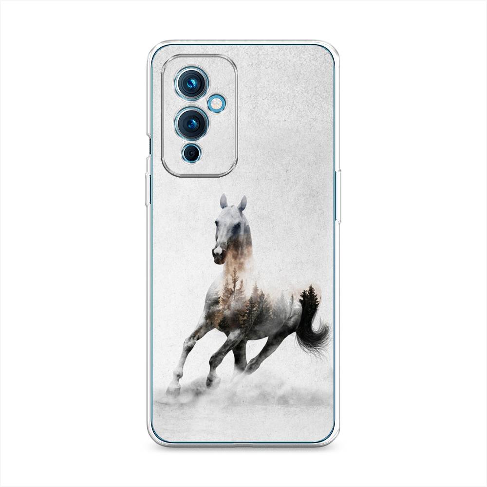 

Чехол Awog на OnePlus 9 LE2110 / ВанПлас 9 LE2110 "Лошадь лес", Разноцветный, 152750-2