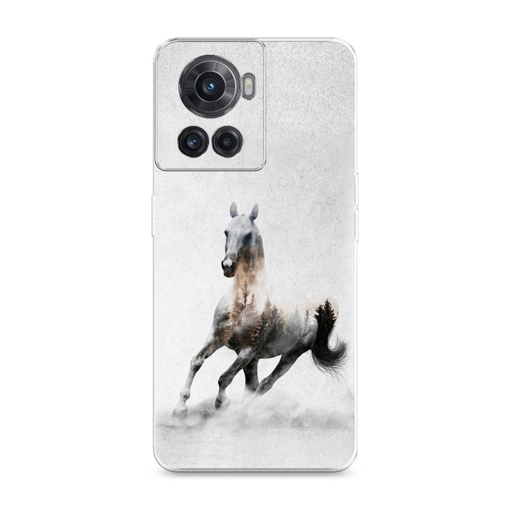 

Чехол Awog на OnePlus 10R / ВанПлас 10R "Лошадь лес", Разноцветный, 152950-2