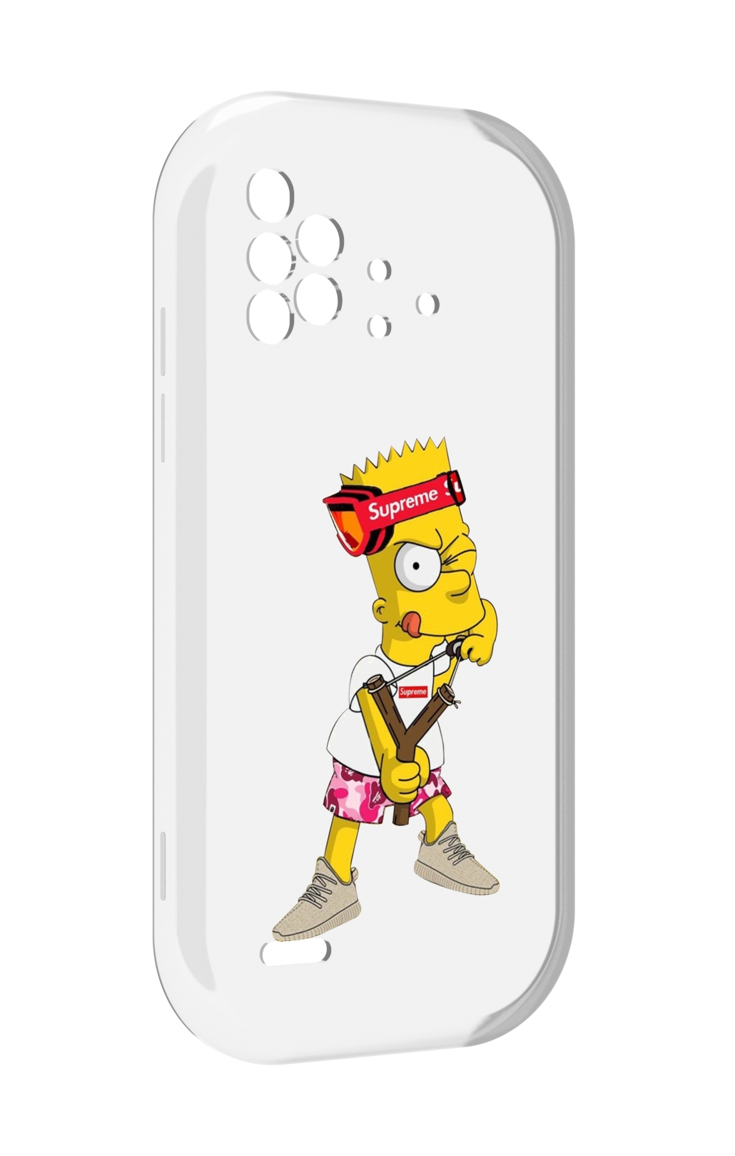 

Чехол MyPads модный-барт-симпсон для UMIDIGI Bison X10 / X10 Pro, Прозрачный, Tocco