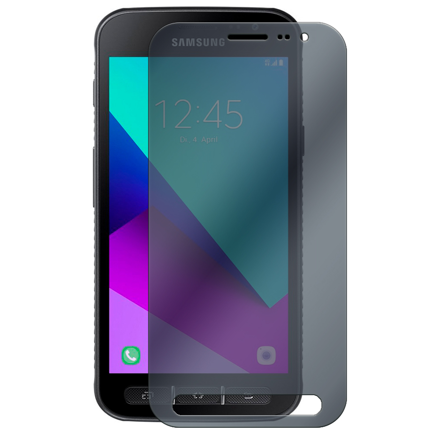 

Стекло защитное гибридное Антишпион Krutoff для Samsung Galaxy XCover 4