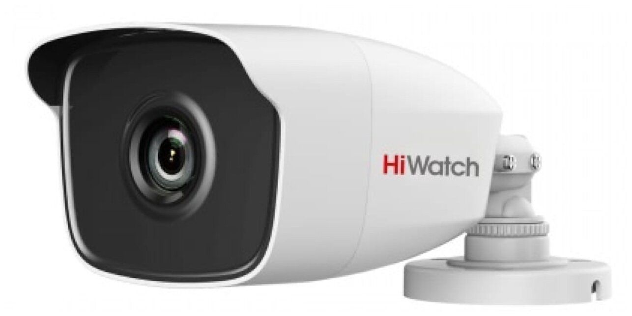 

Уличная HD-TVI Камера видеонаблюдения 2 МП с ИК подсветкой HiWatch DS-T220 (2.8 mm), Белый