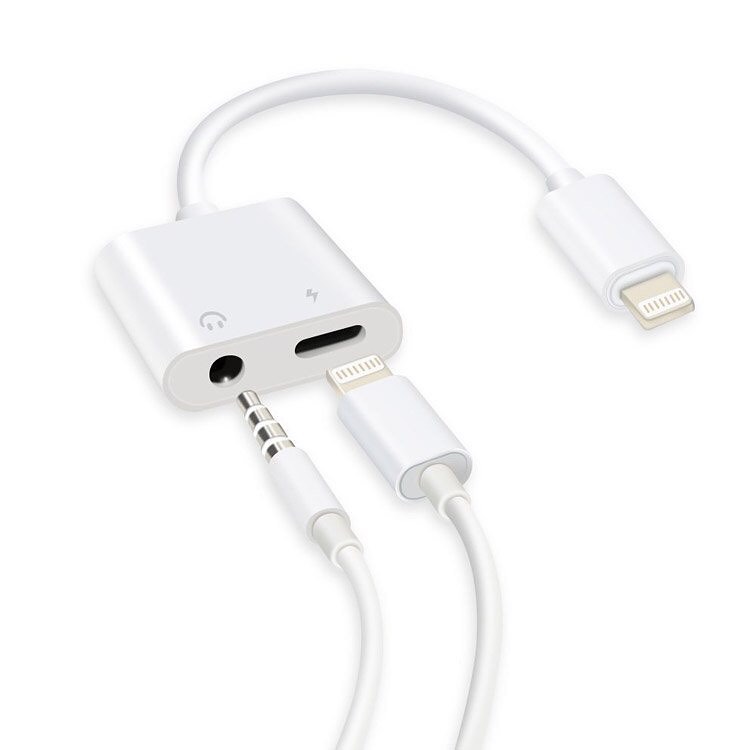 

Переходник Mh033, Lightning - Jack 3.5/Lightning, 10 См
