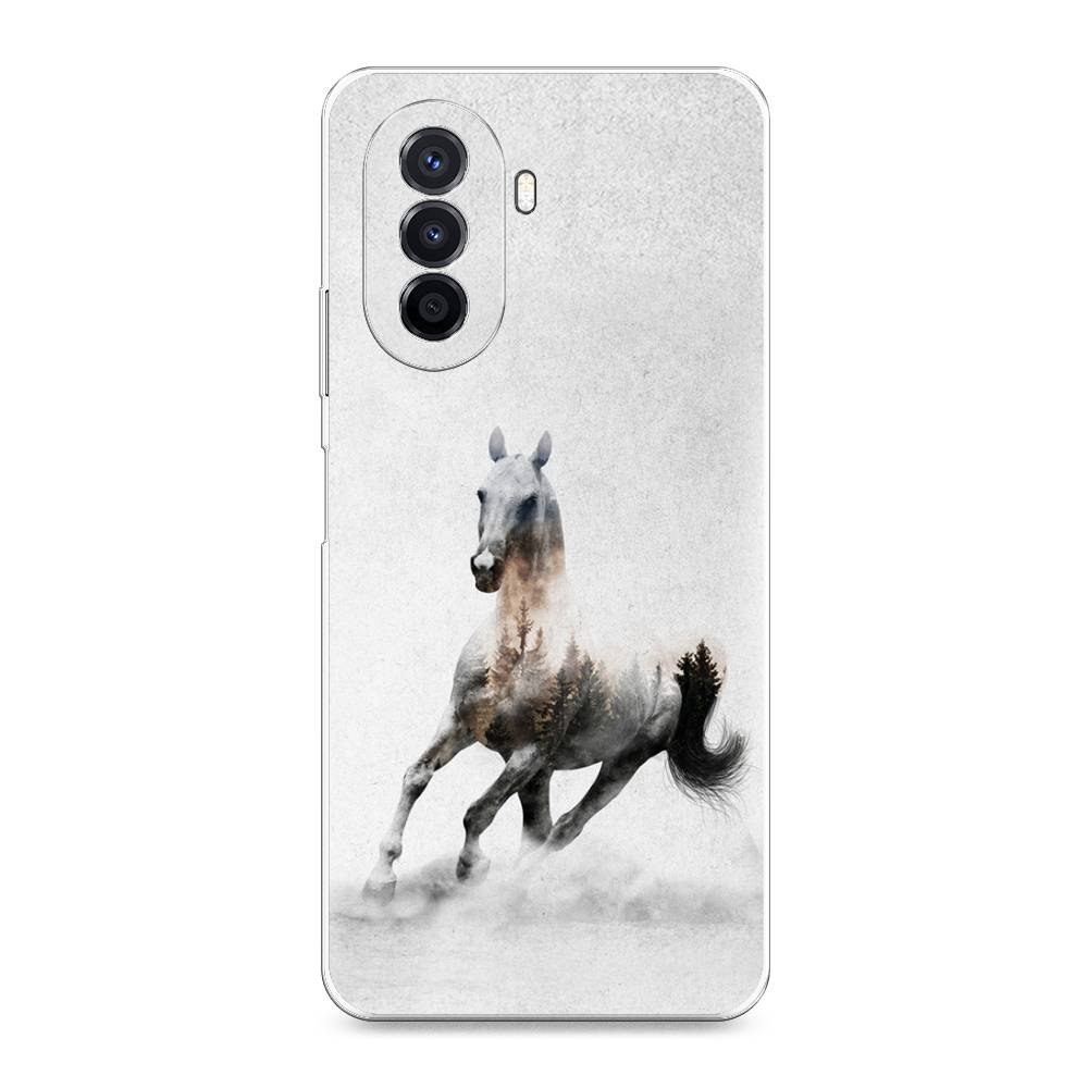 

Чехол Awog на Huawei Nova Y70 "Лошадь лес", Разноцветный, 6109150-2