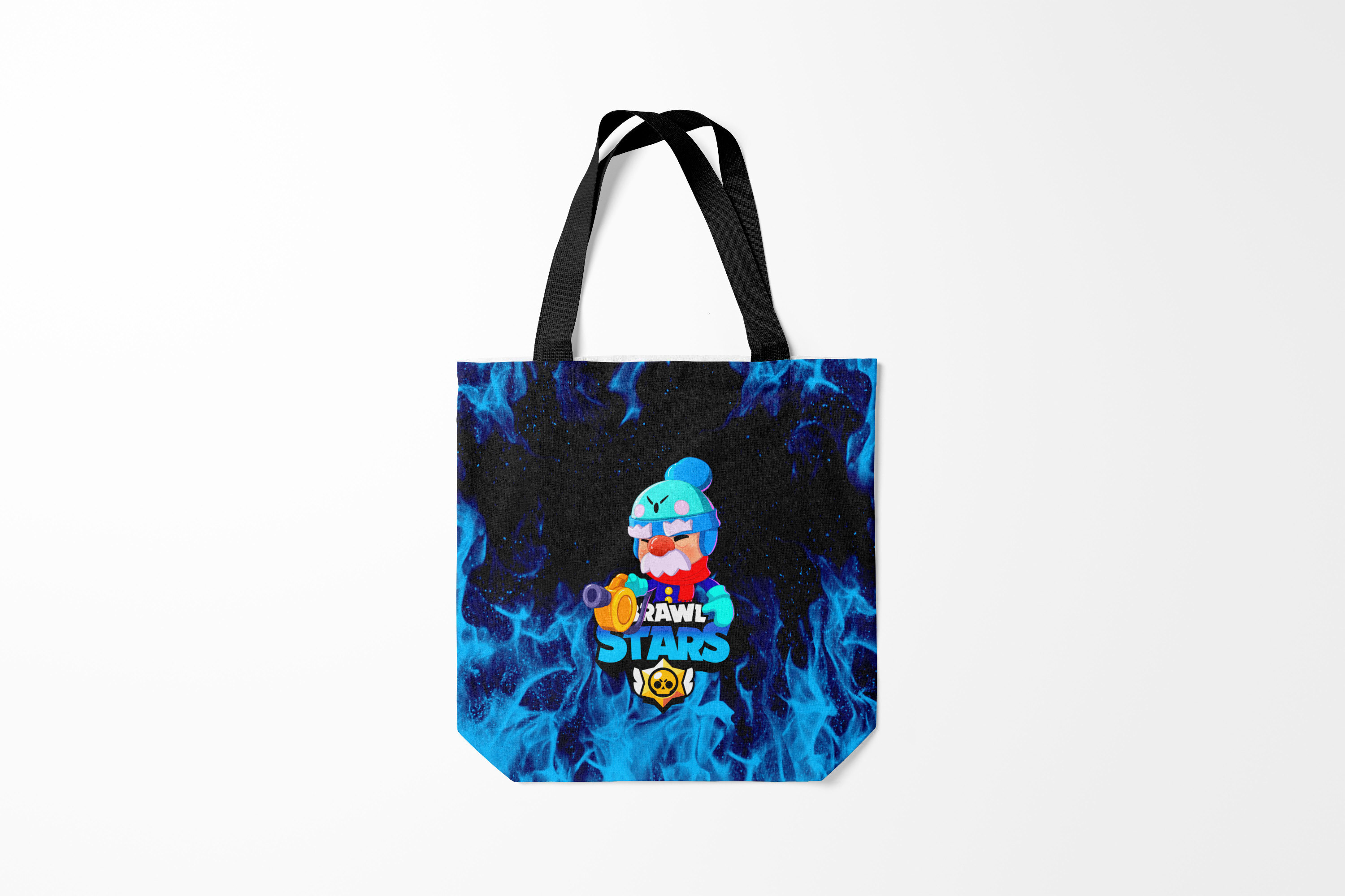 

Сумка шoппер унисекс Burnettie Brawl Stars GALE, черный, Brawl Stars GALE