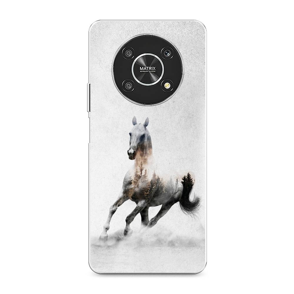 

Чехол Awog на Honor X9 4G/Magic4 Lite 4G "Лошадь лес", Разноцветный, 6108650-2