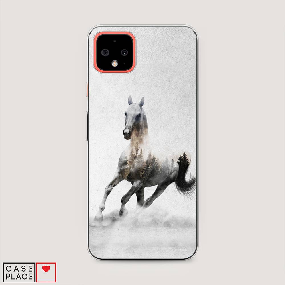

Чехол Awog на Google Pixel 4 XL "Лошадь лес", Разноцветный, 270550-2