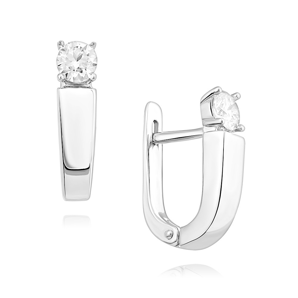 

Серьги из белого золота ADAMAS 24041424/01-А51Д-41, бриллиант, 24041424/01-А51Д-41