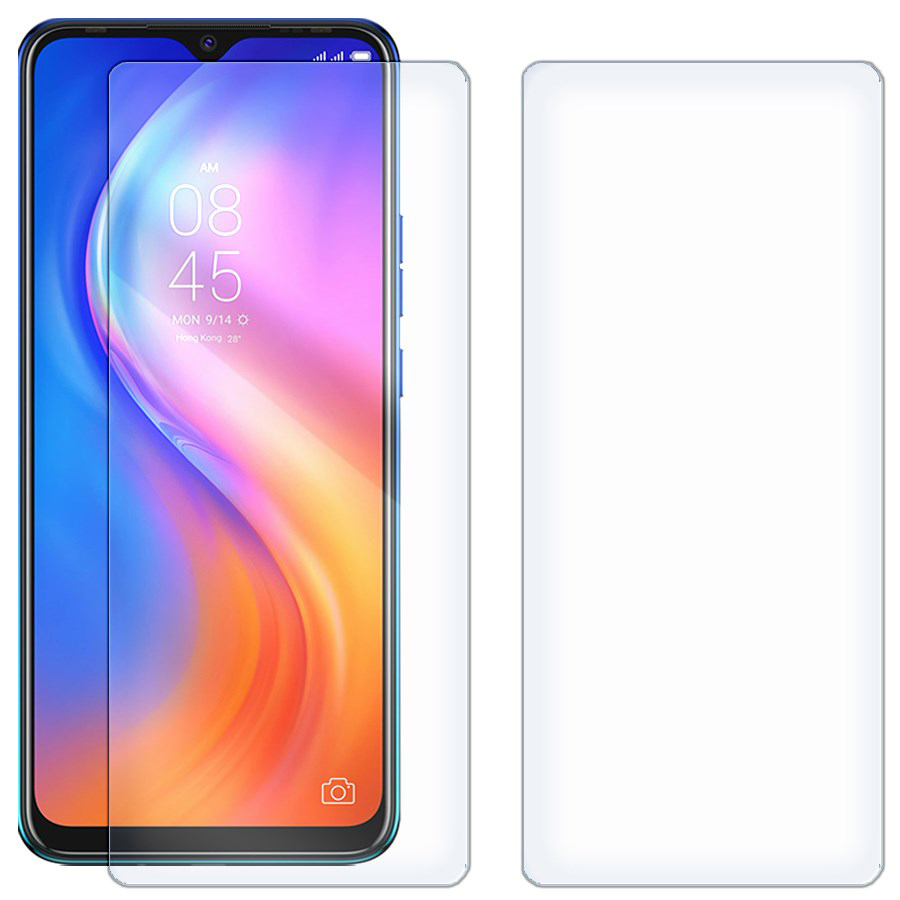 

Комплект из 2-x защитных гибридных стекол для Tecno Spark 5