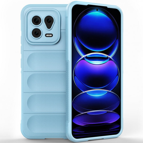 

Чехол Epik Flex Silicone для Xiaomi Mi 13 с защитой камеры и микрофиброй, Голубой