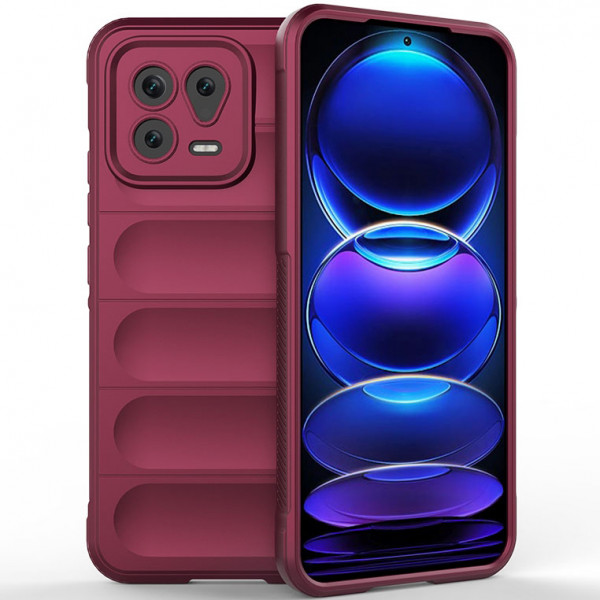 

Чехол Epik Flex Silicone для Xiaomi Mi 13 с защитой камеры и микрофиброй, Бордовый