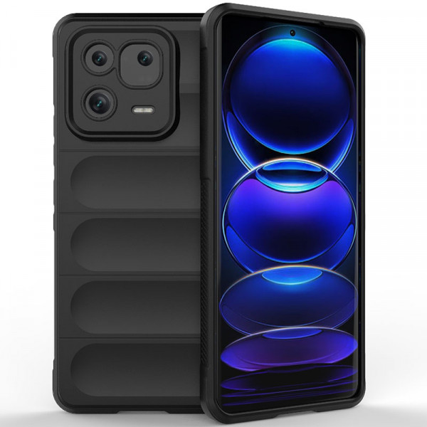 

Чехол Epik Flex Silicone для Xiaomi Mi 13 Pro с защитой камеры и микрофиброй, Черный