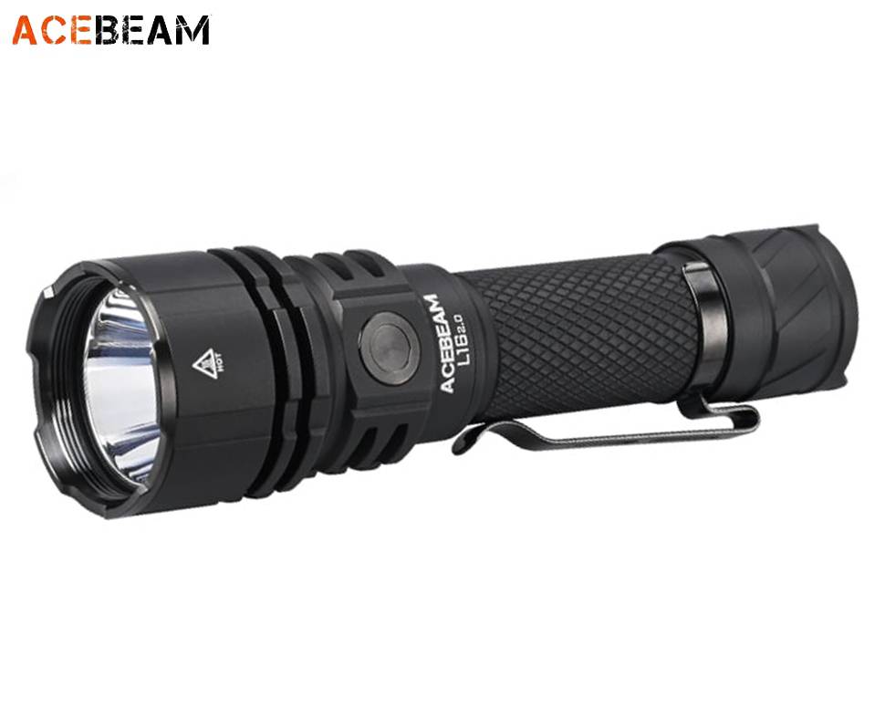 Фонарь Acebeam L16 V2.0 Cool White, 7 режимов, 670 метров, 2100 люмен