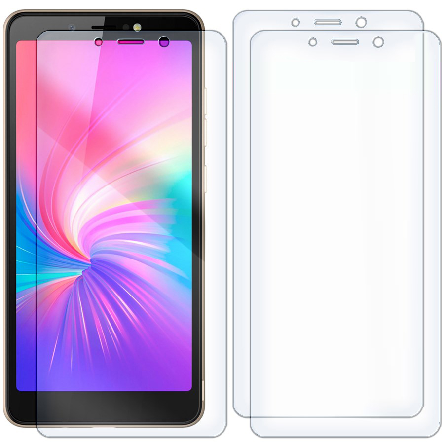

Комплект из 3-x защитных гибридных стекол для Tecno POP 2S