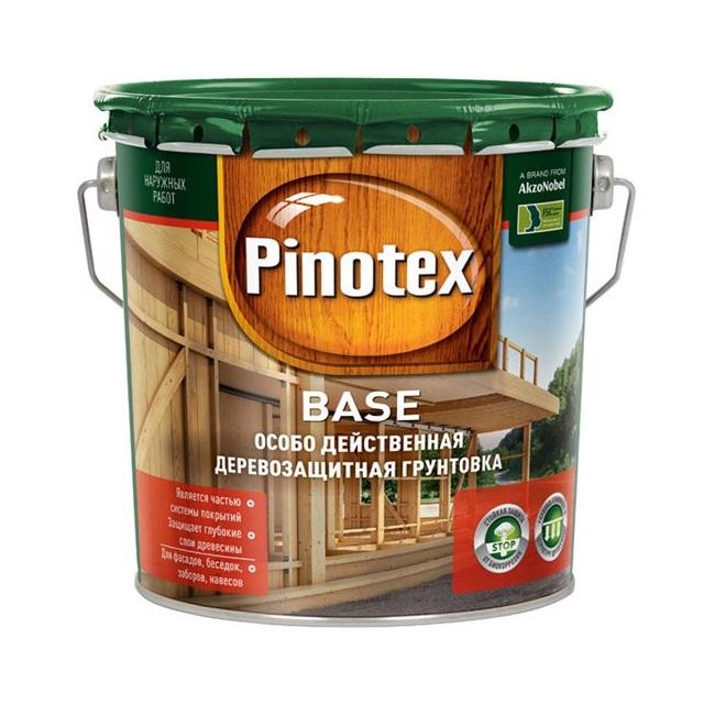 Антисептик-грунтовка PINOTEX Base 2,7 л