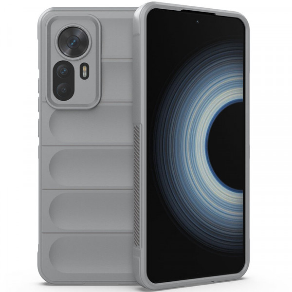 

Чехол Epik Flex Silicone для Xiaomi Mi 12T/Redmi K50 Ultra с защитой камеры и микрофибро, Серый