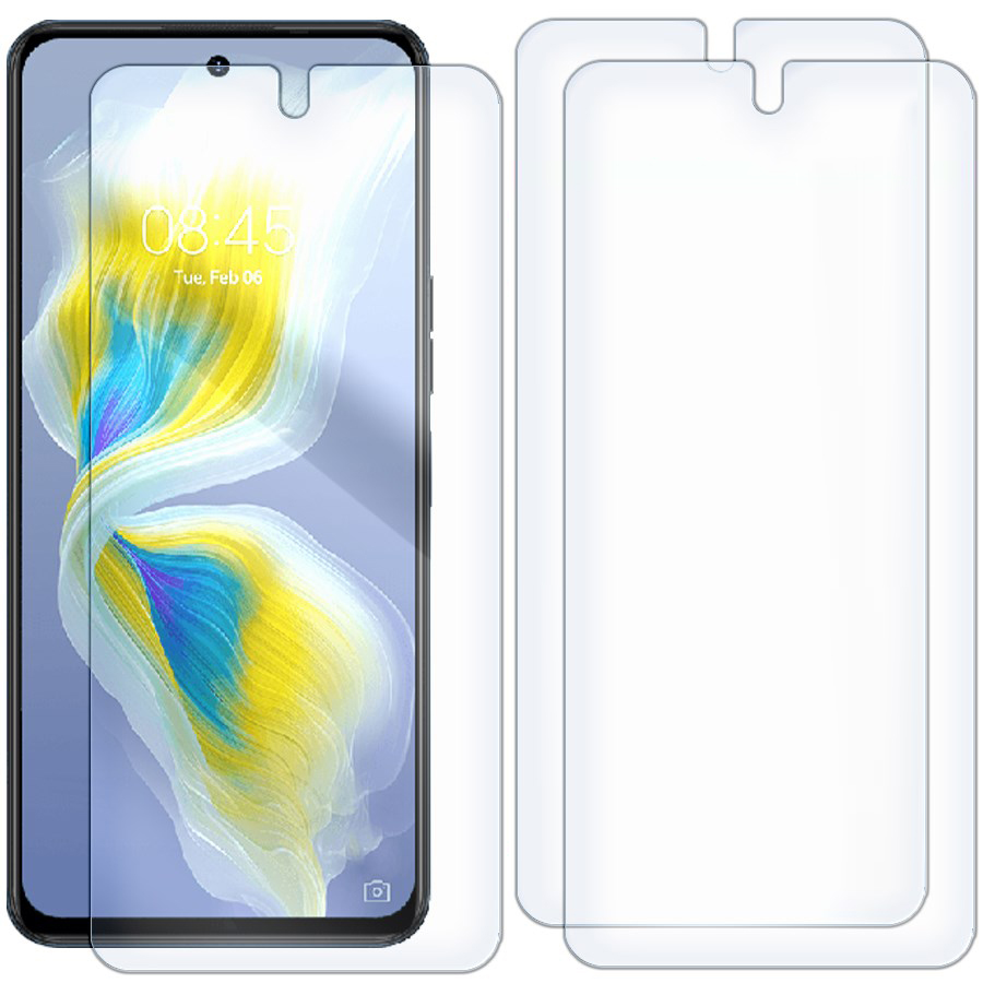 

Комплект из 3-x защитных гибридных стекол для Tecno Camon 18P