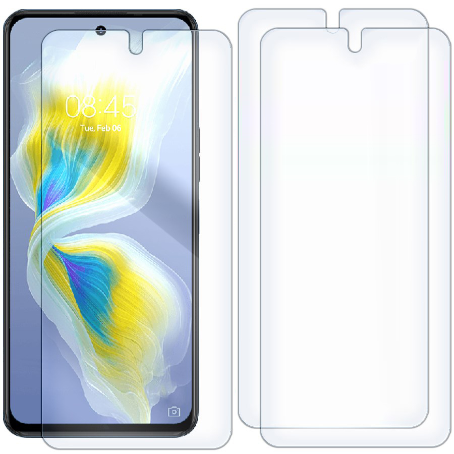 

Комплект из 3-x защитных гибридных стекол для Tecno Camon 18 Premier