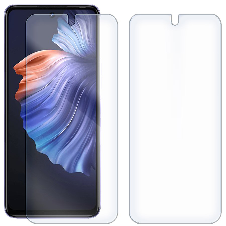 

Комплект из 2-x защитных гибридных стекол для Tecno Camon 18