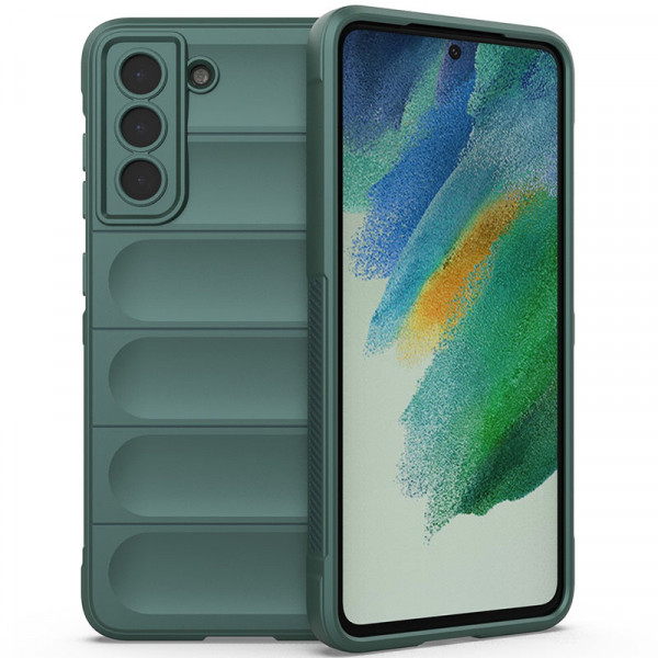

Чехол Epik Flex Silicone для Samsung Galaxy S21 FE с защитой камеры и микрофиброй, Зеленый