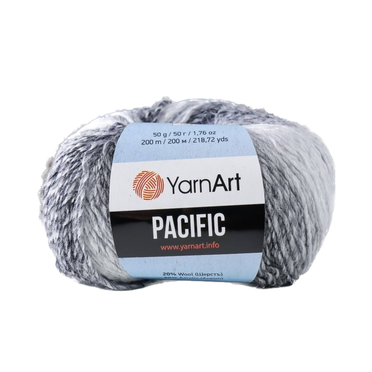 

YarnArt Пряжа "Pacific" 80 акрил, 20% шерсть 200м/50г (300)