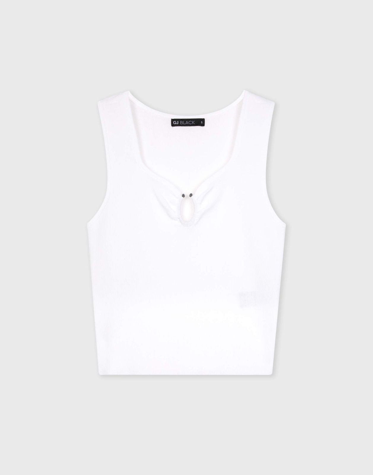 

Топ женский Gloria Jeans GTN003772 белый XS/164, GTN003772