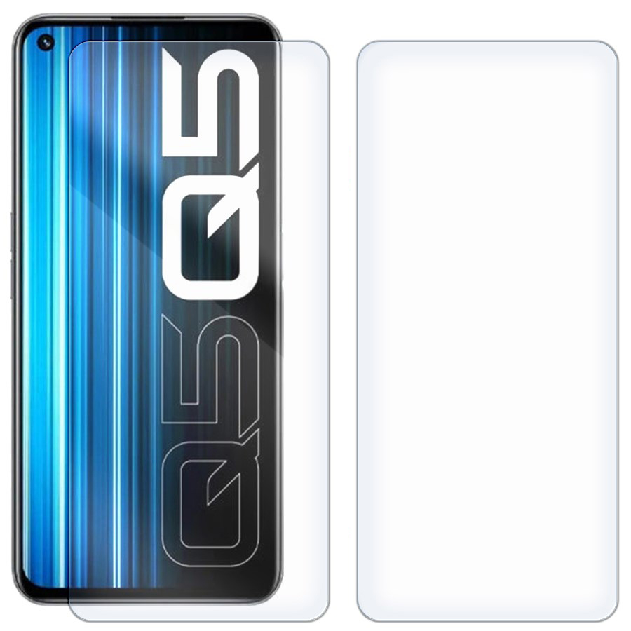 

Комплект из 2-x защитных гибридных стекол для Realme Q5