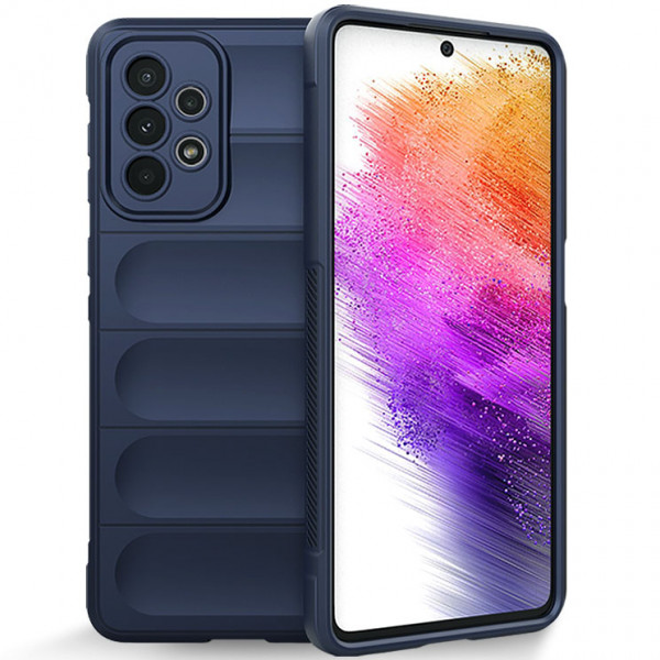 

Чехол Epik Flex Silicone для Samsung Galaxy A73 с защитой камеры и микрофиброй, Синий