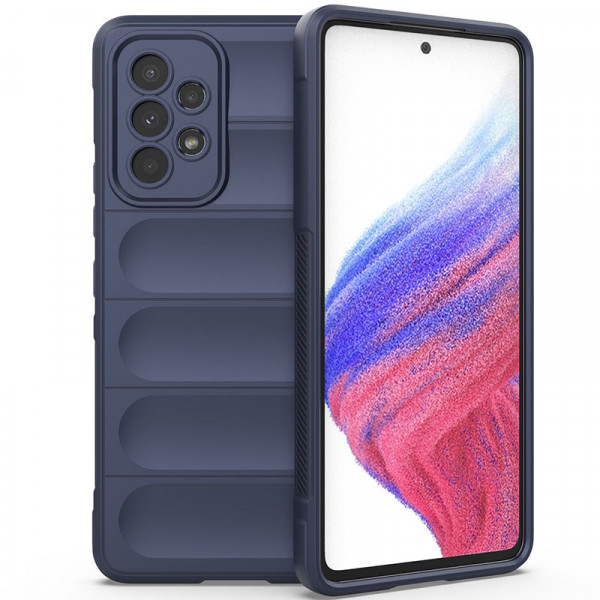 

Чехол Epik Flex Silicone для Samsung Galaxy A53 с защитой камеры и микрофиброй, Синий