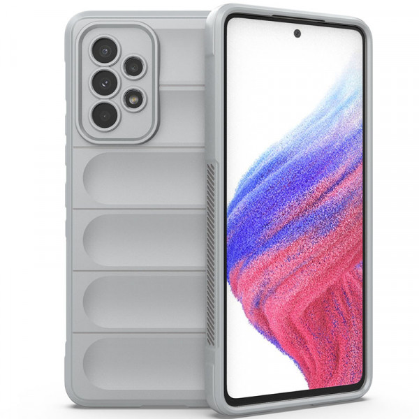 

Чехол Epik Flex Silicone для Samsung Galaxy A53 с защитой камеры и микрофиброй, Серый