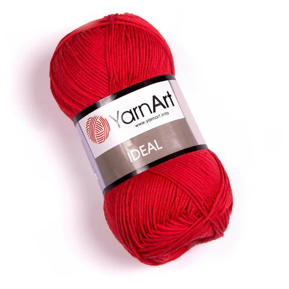 

YarnArt Пряжа "Ideal" 100% хлопок 170м/50гр (237 красный)