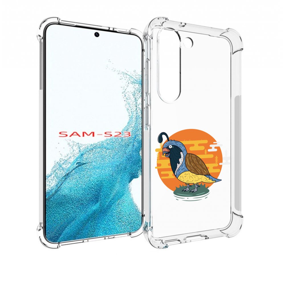 

Чехол MyPads попугай-на-острове для Samsung Galaxy S23, Прозрачный, Tocco