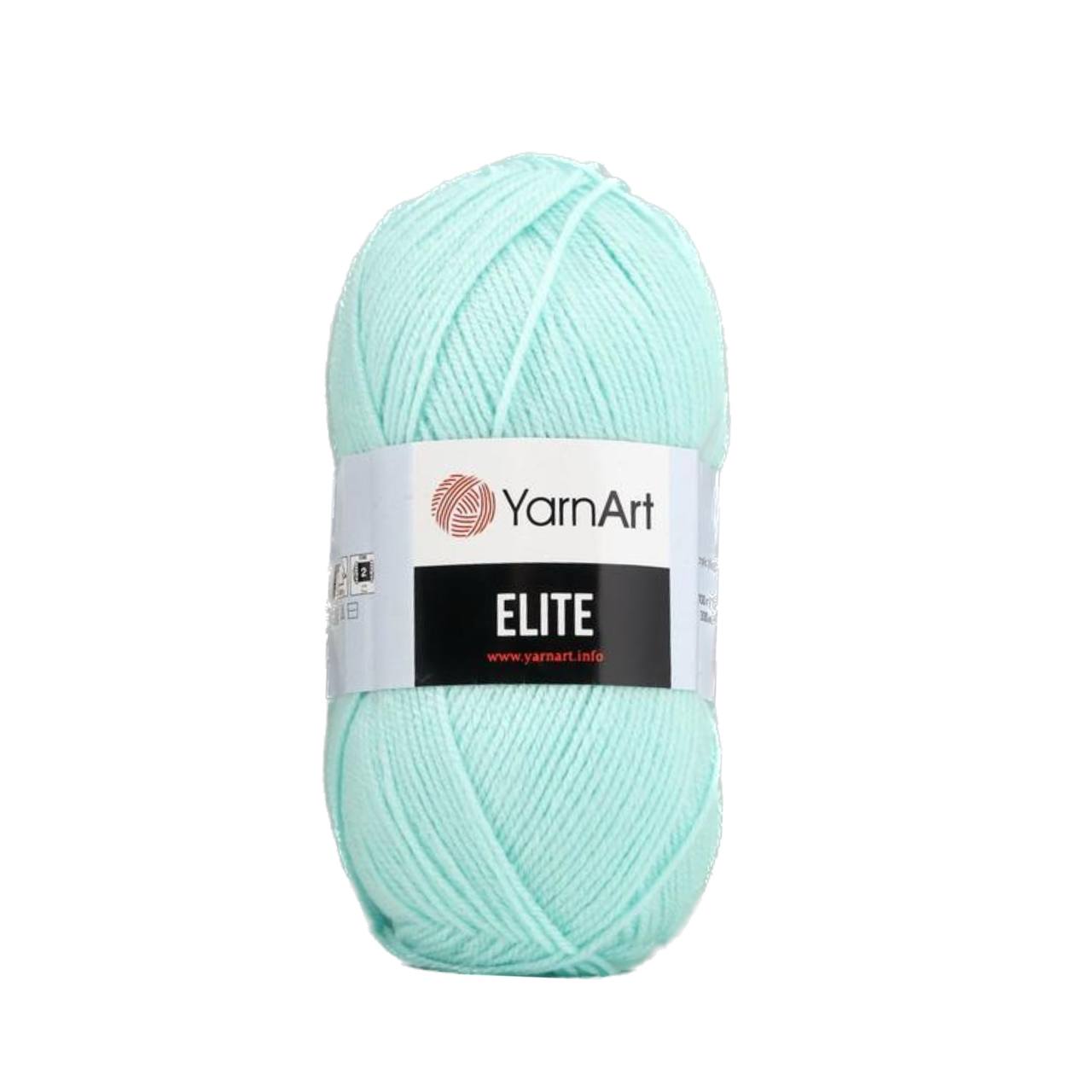 

YarnArt Пряжа "Elite" 100% акрил 300м/100гр (856 айсберг), Голубой