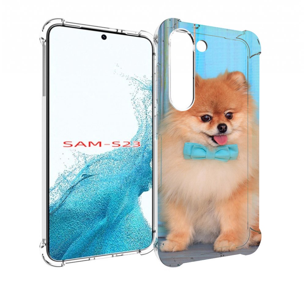 

Чехол MyPads померанскии шпиц для Samsung Galaxy S23, Прозрачный, Tocco