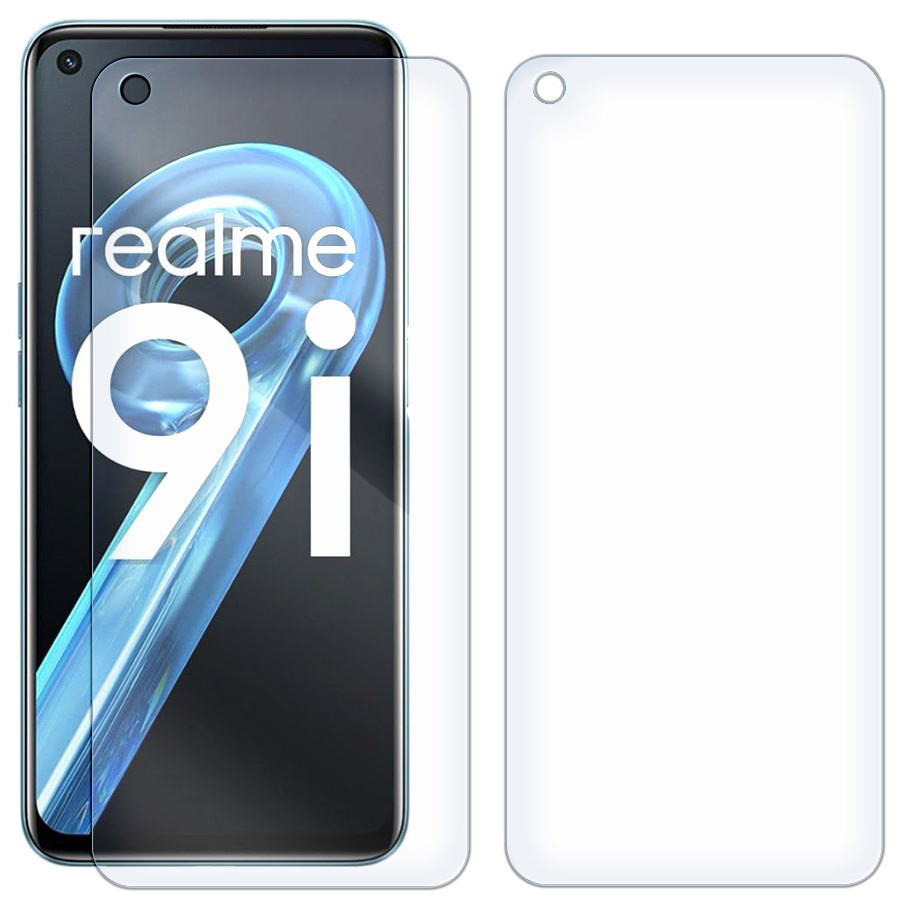 

Комплект из 2-x защитных гибридных стекол для Realme 9i